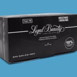 Legal Beauty type IIR 3-rétegű, egyszer használatos felnőtt sebészeti arcmaszk - fekete thumbnail 2