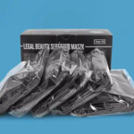 Legal Beauty type IIR 3-rétegű, egyszer használatos felnőtt sebészeti arcmaszk - fekete thumbnail 3