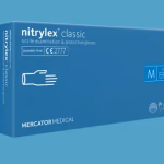 Mercator nitrylex classic orvosi kesztyű - púdermentes - kék - nitril - XS thumbnail 1