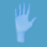 Mercator nitrylex classic orvosi kesztyű - púdermentes - kék - nitril - XS thumbnail 2