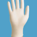 easyCARE púderezett orvosi kesztyű - fehér - latex -XL thumbnail 2