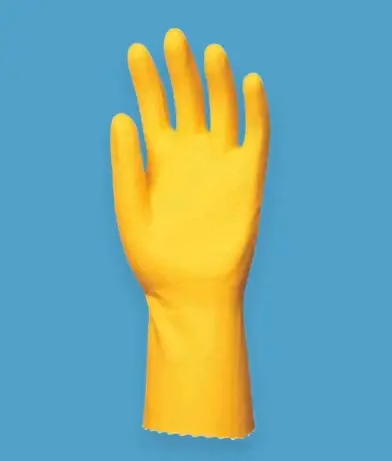 Mercator ideall yellow háztartási gumikesztyű - púdermentes - sárga - latex - M - Image 1 of 3
