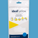 Mercator ideall yellow háztartási gumikesztyű - púdermentes - sárga - latex - M thumbnail 2