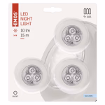 EMOS LED éjjeli fény 3 dióda, 10lm, elemes, 3 darabos szett thumbnail 6