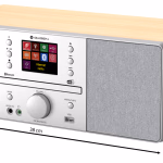 Mikrohifi GoGEN IR 267 BTDAB ezüst/barna thumbnail 2