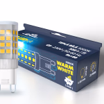 LED izzó ETA ECO Spot LED 3W, G9, meleg