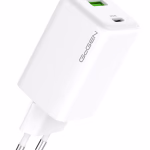 Hálózati töltő GoGEN ACHPDQ265, 1x USB-C PD 65W + 1x USB-A 18W fehér thumbnail 2