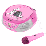 GoGEN CD-s rádió, karaoke, rózsaszín