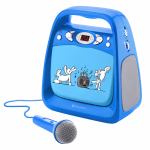 GoGEN CD-lejátszó, karaoke funkcióval, kék
