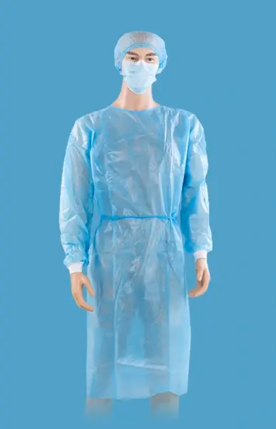 Mercator higiéniai köpeny nem szőtt textil anyagból - kék - XL - Image 1 of 2