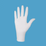 Mercator santex rugalmas orvosi kesztyű - púderezett - fehér - latex - XS thumbnail 2