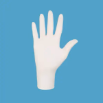 Mercator dermagel latexre mártott orvosi kesztyű - púdermentes - fehér - latex - XS thumbnail 2