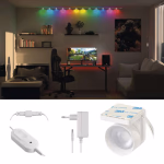 GoSmart LED reflektor - 255 cm-es lánc, 12 rész, 7 W, RGBIC+CCT, dimmelhető, WiFi thumbnail 5