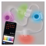 GoSmart LED reflektor - 85 cm-es lánc, 4 rész, 7 W, RGBIC+CCT, dimmelhető, WiFi thumbnail 1