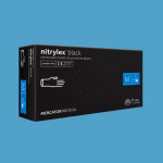 Mercator nitrylex black orvosi kesztyű - púdermentes - fekete - nitril - L