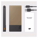 GP Powerbank M2+ Series, 10 000 mAh, 22,5 W, bézs thumbnail 4