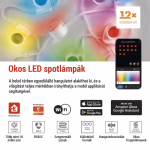 GoSmart LED reflektor - 255 cm-es lánc, 12 rész, 7 W, RGBIC+CCT, dimmelhető, WiFi thumbnail 3