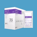 Mercator dermagel micro steril sebészeti kesztyű - púdermentes - barna - latex - 6
