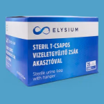 Elysium steril T-csapos vizeletgyűjtő zsák akasztóval