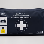 Elysium elsősegély felszerelés, B-típus (tasak) - személyautókhoz, tehergépkocsikhoz. KÖHÉM rendelet szerint, jóddal. thumbnail 1