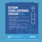 Elysium steril izotóniás sóoldat - 0,9% - 20 x 5 ml thumbnail 1