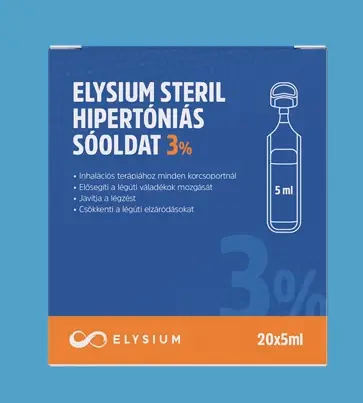Elysium steril hipertóniás sóoldat - 3% - 20 x 5 ml - Image 1 of 4