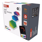 GoSmart LED-es lámpatest Hexagon, 3 rész, 5,4 W, RGBIC dimmelhető, WiFi thumbnail 3