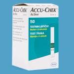 Accu-Chek Active vércukorszintmérő tesztcsík