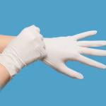 Sempercare kesztyű - púderezett - fehér - latex - XL thumbnail 2