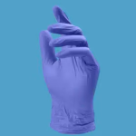 Semperguard sapphire blue vizsgálókesztyű - púdermentes - kék - nitril - L thumbnail 2