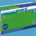 Semperguard Xtension hosszú szárú kesztyű - púdermentes - kék - nitril - S