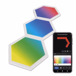 GoSmart LED-es lámpatest Hexagon, 3 rész, 5,4 W, RGBIC dimmelhető, WiFi thumbnail 1