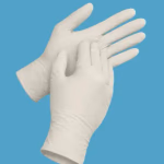 Sempermed comfort púdermentes vizsgálókesztyű - fehér - latex - XS thumbnail 2