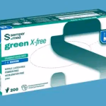 Sempermed green púdermentes vizsgálókesztyű - zöld - nitril - XL