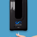 Elysium professzionális, érintésmentes, 1200 ml-es adagoló - gél - állvány nélkül - fekete thumbnail 1