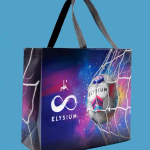 Elysium focis bevásárlótáska - Színes - 40 x 30 x 17 cm