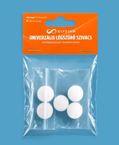 Elysium univerzális légszűrő szivacs kompresszoros inhalátorokhoz - Image 1 of 3