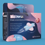 Elysium Nózi Porszi - Űrhajós orrszívó készlet porszívóhoz - kék/pink thumbnail 2