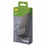 GP Powerbank M2+ Series, 20 000 mAh, 22,5 W, szürke thumbnail 2