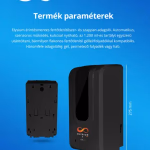 Elysium Pro professzionális, érintésmentes, 1200 ml-es adagoló - szórófejes folyadék - fehér állvánnyal - fekete thumbnail 2