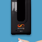 Elysium Pro professzionális, érintésmentes, 1200 ml-es adagoló - habosító szappan - állvány nélkül - fekete