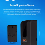 Elysium Pro professzionális, érintésmentes, 1200 ml-es adagoló - habosító szappan - állvány nélkül - fekete thumbnail 2