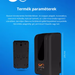 Elysium Pro professzionális, érintésmentes, 1200 ml-es adagoló - habosító szappan - fekete állvánnyal - fekete thumbnail 3