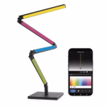 GoSmart LED állólámpa, fekete, 175 cm, meleg fehér / RGBIC WiFi thumbnail 1