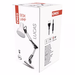 EMOS Lucas asztali lámpa fehér E27 IP20 cserélhető égős thumbnail 2