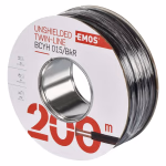 EMOS Hangfalkábel 2*0.15mm fekete/piros, 200 méteres kiszerelés thumbnail 1