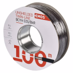 EMOS Hangfalkábel 2*0.35mm fekete/piros, 100 méteres kiszerelés thumbnail 1