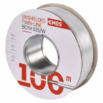 EMOS Hangfalkábel 2*0.35mm fehér, 100 méteres kiszerelés thumbnail 1