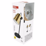 EMOS Nina asztali lámpa E27 IP20, arany thumbnail 3