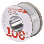 EMOS Hangfalkábel 2*0.50mm fehér, 100 méteres kiszerelés thumbnail 1